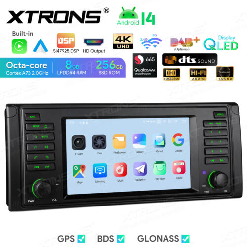 Android 14 7" Car Stereo 8GB 256GB 8-Core GPS NAVI WIFI DSP DTS HiFi for BMW E39 - Picture 6 of 20
