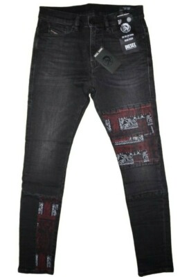 DIESEL D-AMNY-Y-SP1 009KS JEANS SKINNY W30 L30 100% AUTHENTIC | eBay