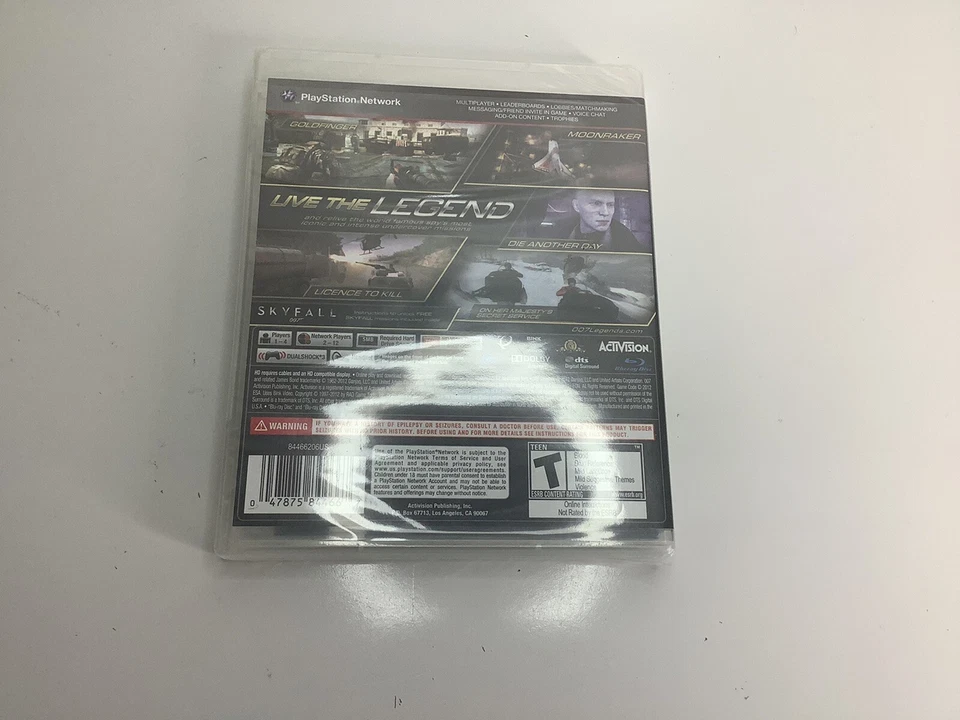 007 Legends PS3 - PlayStation 3 BRAND NEW SEALED (Small Rip) - Image 2 of 4