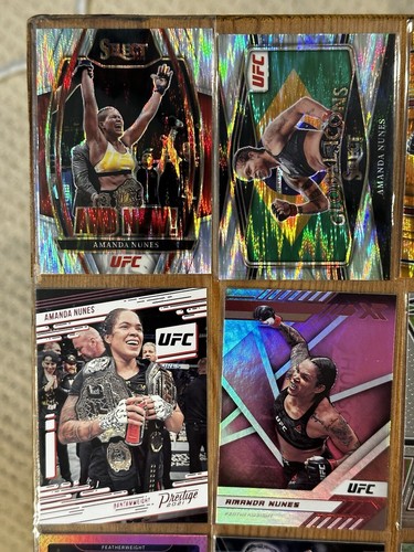 (25) Amanda Nunes UFC Prizm Collectors Lot - Picture 2 of 8