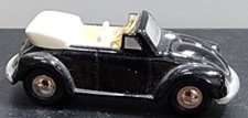 SCHUCO PICCOLO 1:90 SCALE VOLKSWAGEN VW BUG KAFER CABRIO BEETLE BLACK