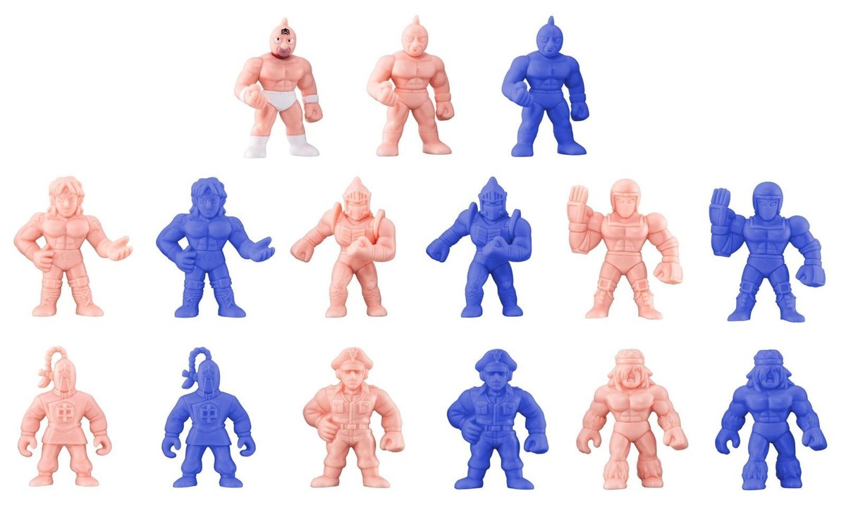 Kinnikuman Gashapon Kinkeshi 23 Complete 15-Piece Set - Full Color