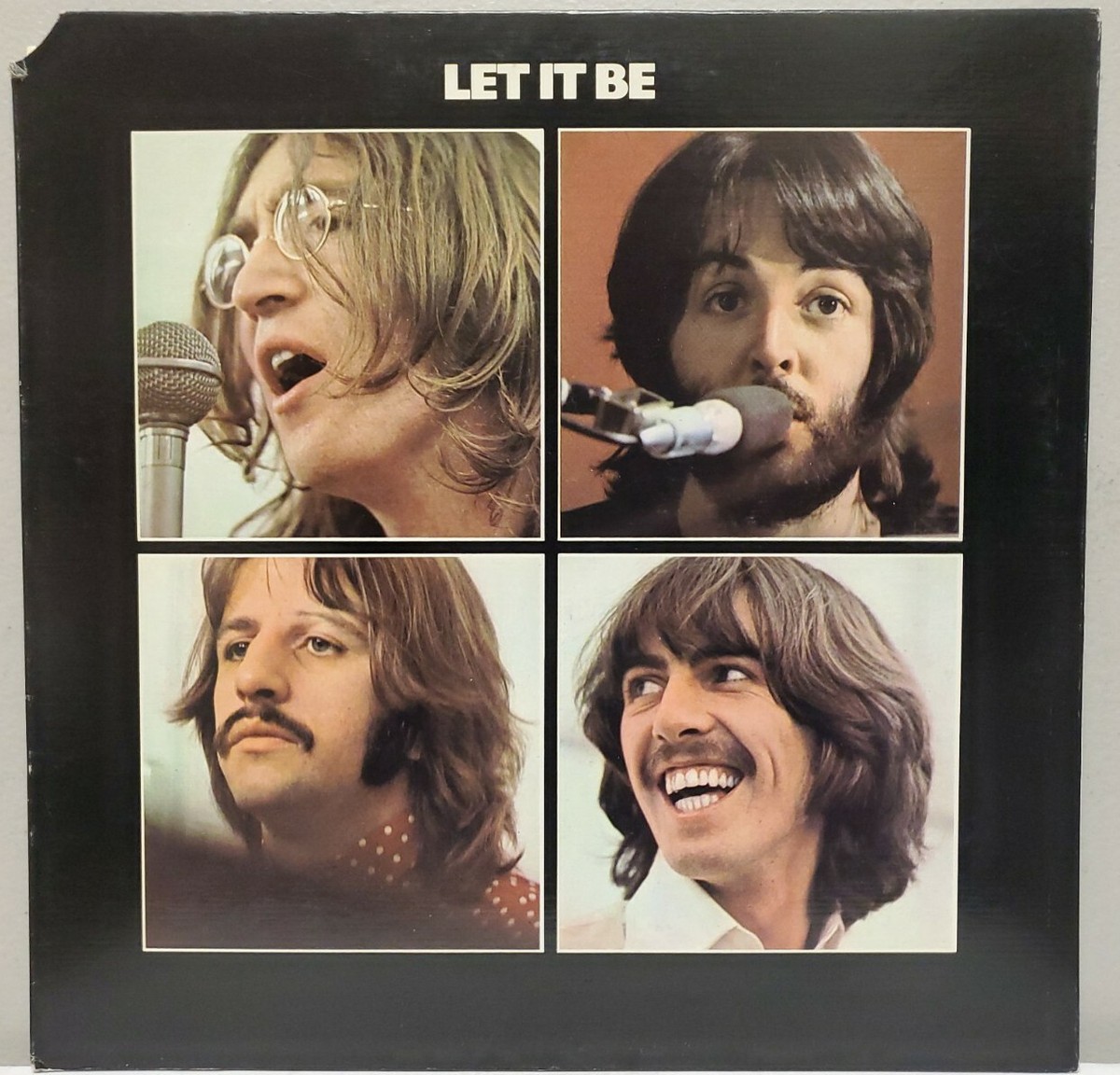 ザ・ビートルズ レット・イット・ビー AR 34001 LP d1041y107 The Beatles - Let It Be (1970 LP, Apple, Gatefold, RED label) VG+