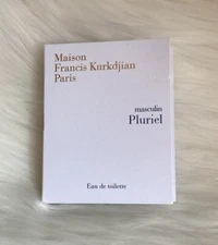 Maison Francis Kurkdjian MASCULIN PLURIEL Eau De Toilette ~ 2ml/0.06oz Travel S