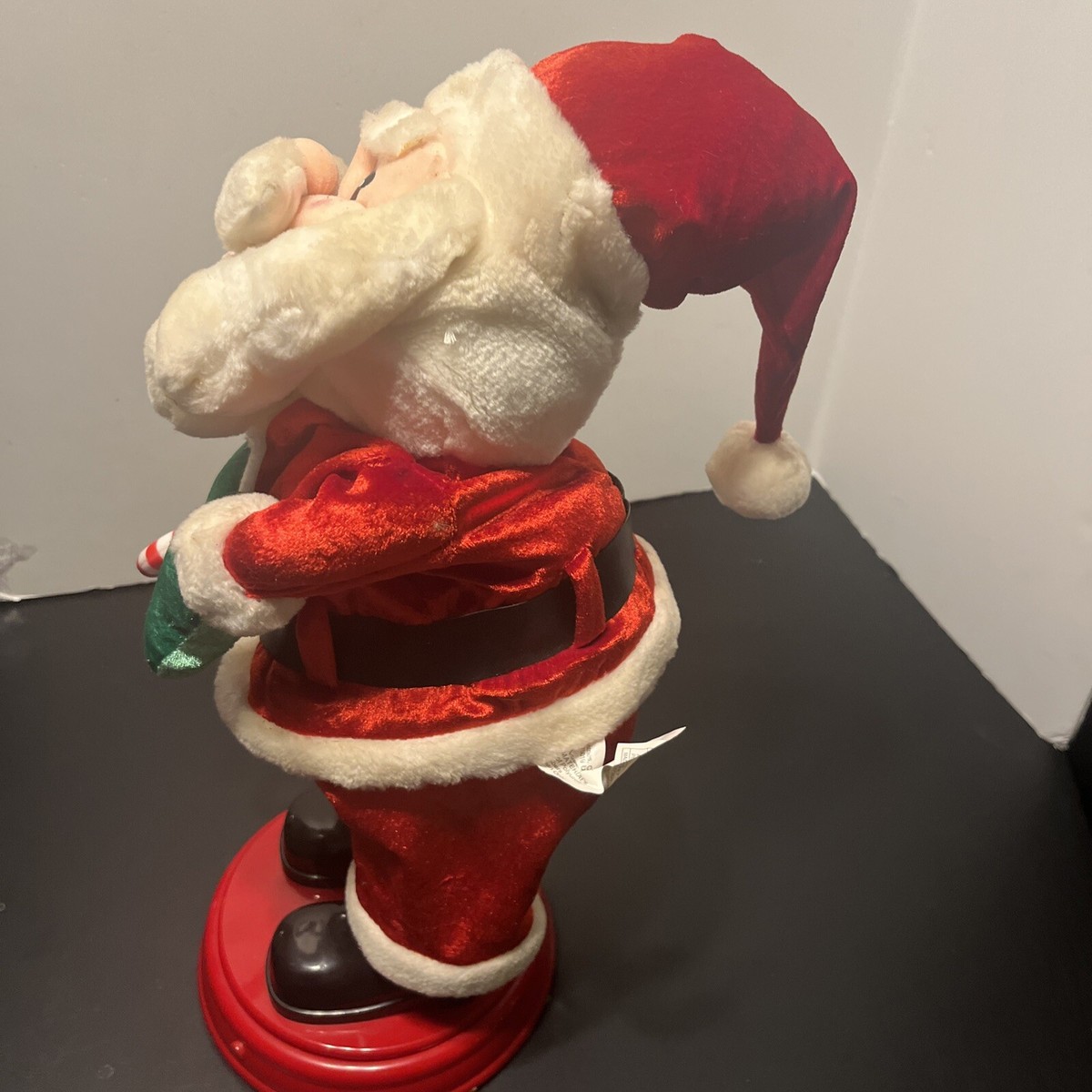 【希少稀】Dancing Santa サンタクロース 置物（年代物です♪） Rare Gemmy Santa Animated Dancing 