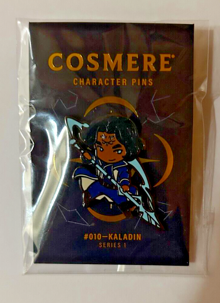Kaladin ~ Cosmere Character Pin Series 1 #010 ~ Stormlight Sanderson ...