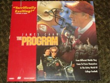 LASER VIDEO DISC THE PROGRAM JAMES CAAN LETTERBOX LASERDISC