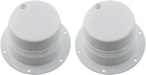 2Pcs Rv Plumbing Vent Cover Camper Vent Caps Plastic Roof Cover Fits for RV - Picture 7 of 7