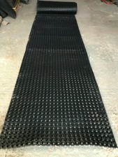 RUBBER GRASS MAT FLOOR  PATHWAYS MATS GRASS PROTECTION 10.5m LONG ROLL1m wide 22