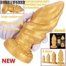 Big Anal Plug Dildo Soft with Suction Dildo Butt Plug Prostate Massager Sex Toys