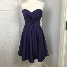 Mori Lee Strapless Purple Dress Size 8