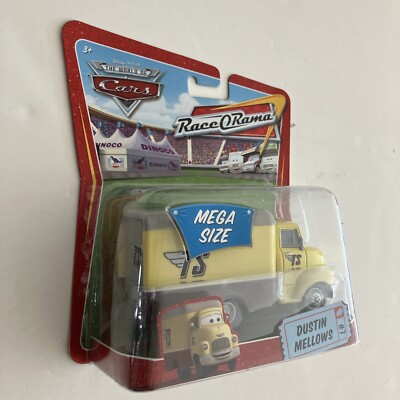 Disney Pixar Cars Mega Size Dustin Mellows #7 Race O Rama | eBay