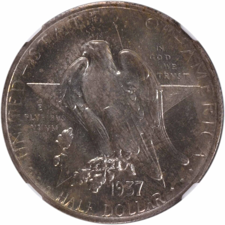 Texas Commemorative Silver Half Dollar 1937-S MS67 NGC - Image 3 of 4