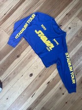 Justin Bieber purpose tour, stadium cropped long sleeved top XL H&M Divided