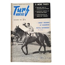 Turf Monthly Magazine - November 1964 - Vintage