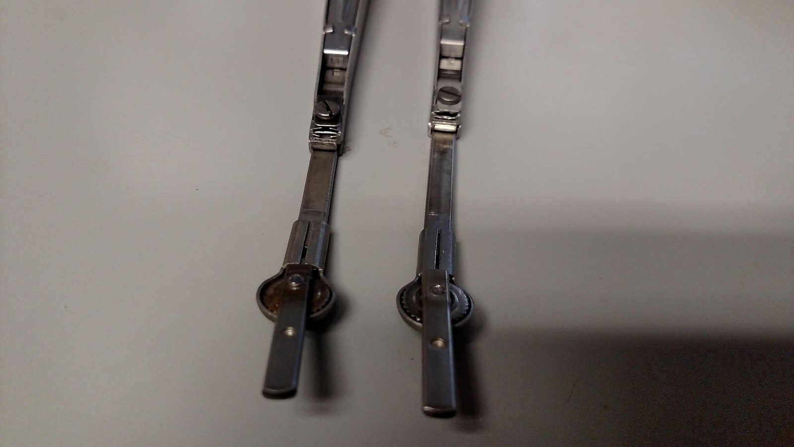 2 NOS TRICO ADJUSTABLE WIPER ARMS for 19591964 Checker AL60 NEW