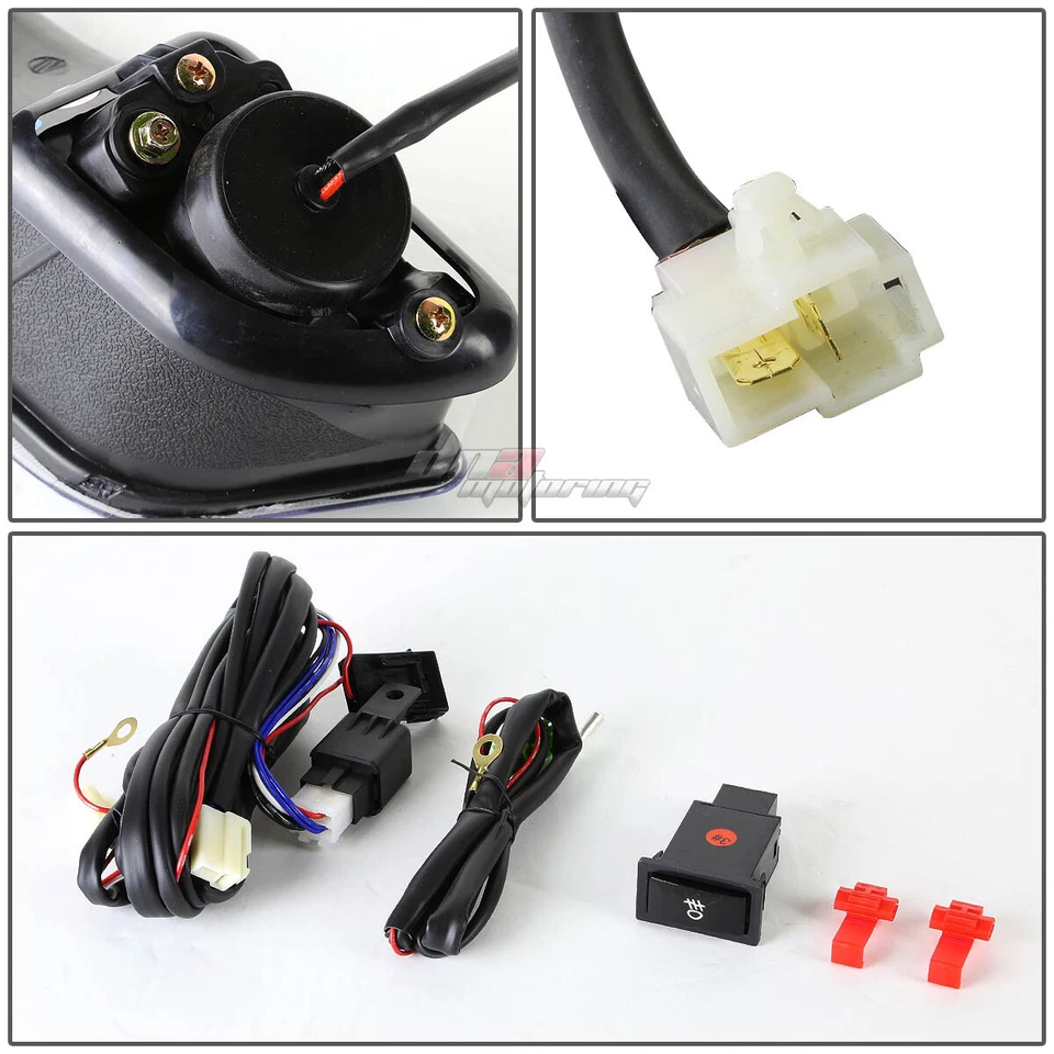 LENTE COLORIDA ÂMBAR OE PARA-CHOQUE FARÓIS DE NEBLINA + CONJUNTO DE INTERRUPTOR PARA 05-10 SCION tC - Imagem 4 de 4