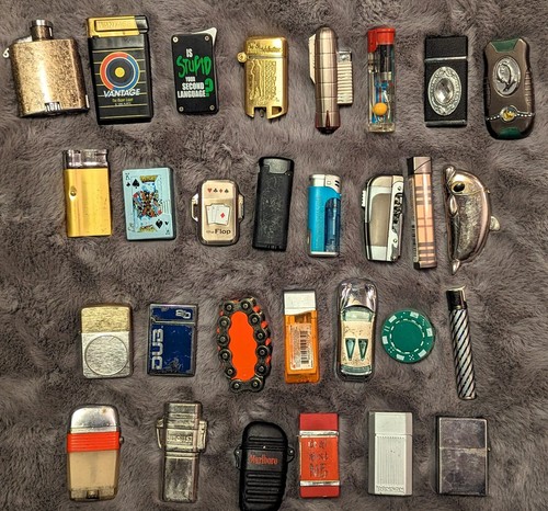 29 Piece Novelty Lighters Lot Please Read Description