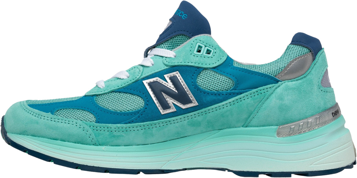 New Balance 992 Made in USA Blue Silver Metallic New Balance 992 Made in USA Blue Silver Metallic