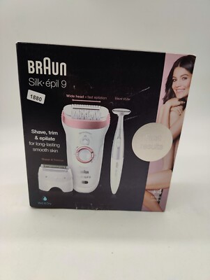 Braun 4210201190325 Silk-epil 9 9/890 SkinSpa SensoSmart Epilierer mit 7 Extras