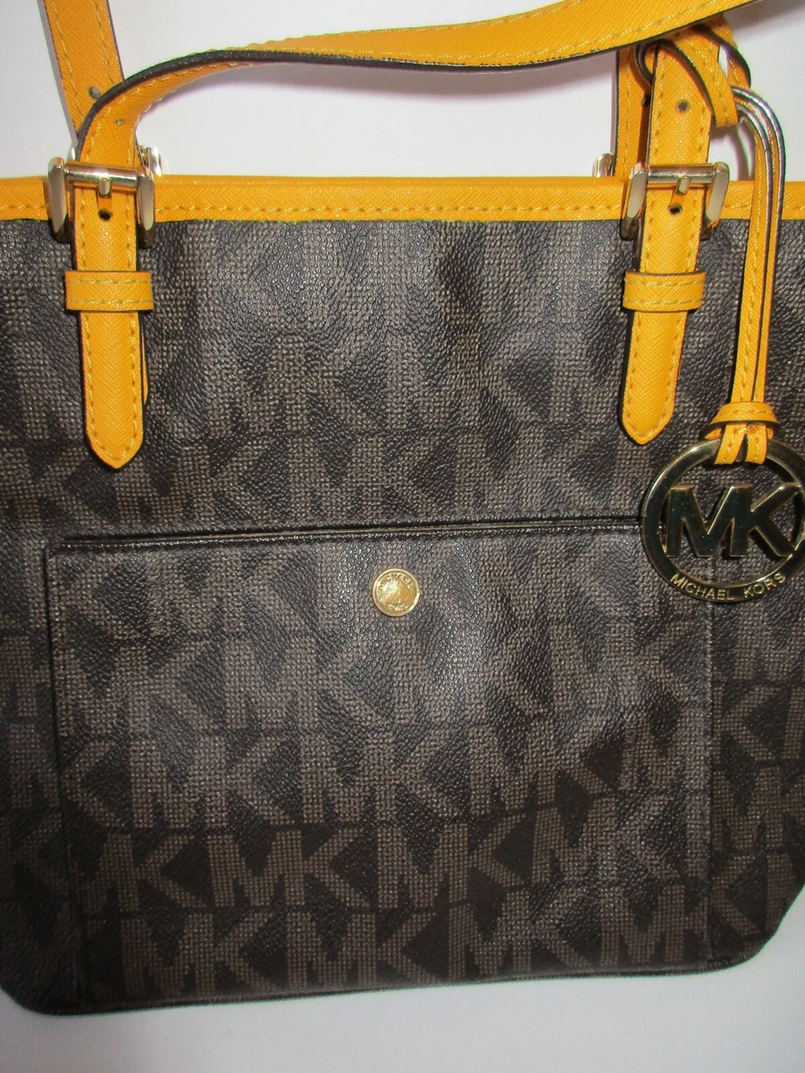 Michael kors monogram yellow cheap