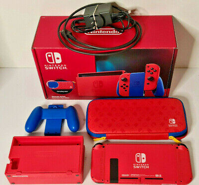 Nintendo Switch Mario Red & Blue Edition Console HADSRAAAF Red/Blue - US