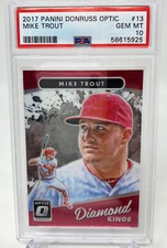 2017 Panini Donruss Optic #13 Mike Trout - PSA 10