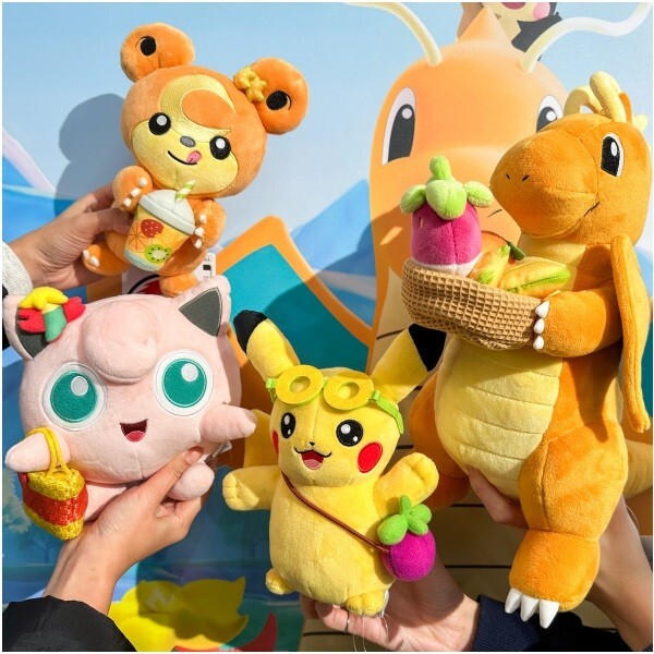 2023 Pokemon Center Taiwan Taipei set of 4 Commemorative Plush 