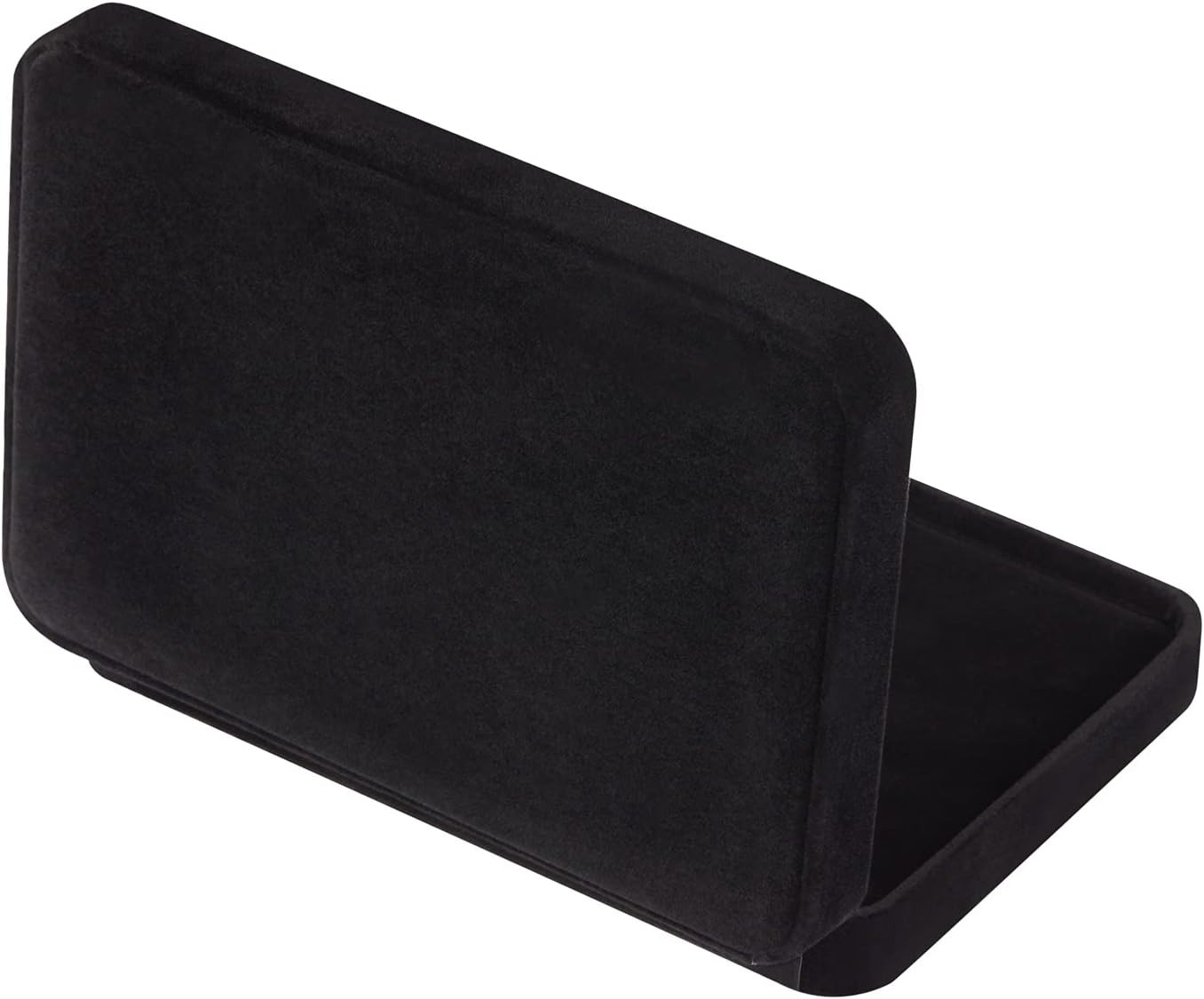 LETURE Large Velvet Jewelry Set Box, Big Ring Earring Pendant Gift Box, Pearl/Ch