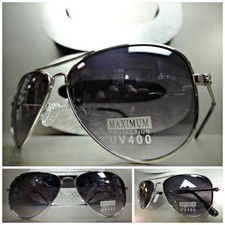 KIDS TODDLER BOYS or GIRLS CLASSIC VINTAGE RETRO Style SUNGLASSES Silver Frame