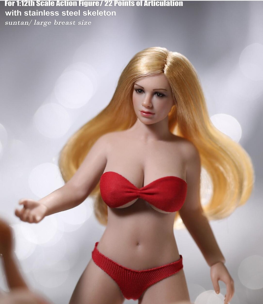 TBLeague PLLB2022-T05A PALE 女素体 1/12 TBLeague 1/12 Seamless Female Body PLMB2022 T05A T05B Phicen