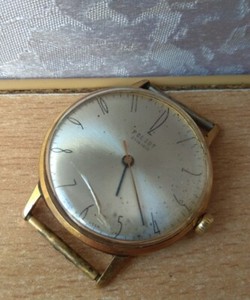 Authentic Vintage Poljot mechanical Watch Soviet USSR gold plated AU 20 retro 23 jewels