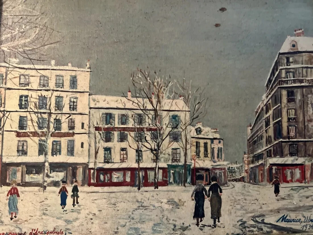 MAURICE UTRILLO 1883-1955 French ,OIL ON CANVAS 