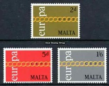 Malta 1971 SG 449 -SG 451 EUROPA Unmounted Mint MNH