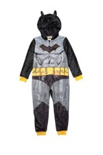 New DC Comics Batman Hooded Cape Back Pajama Sleeper 6 7