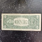 DC Duplicate Serial Number STAR Note B 09535556 ☆ One Dollar $1 Bill Error 2013 — photo 3