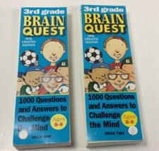 Brain Quest 3rd Grade 1999 Edition: 1,000 Questions  Answers -Deck 1  2