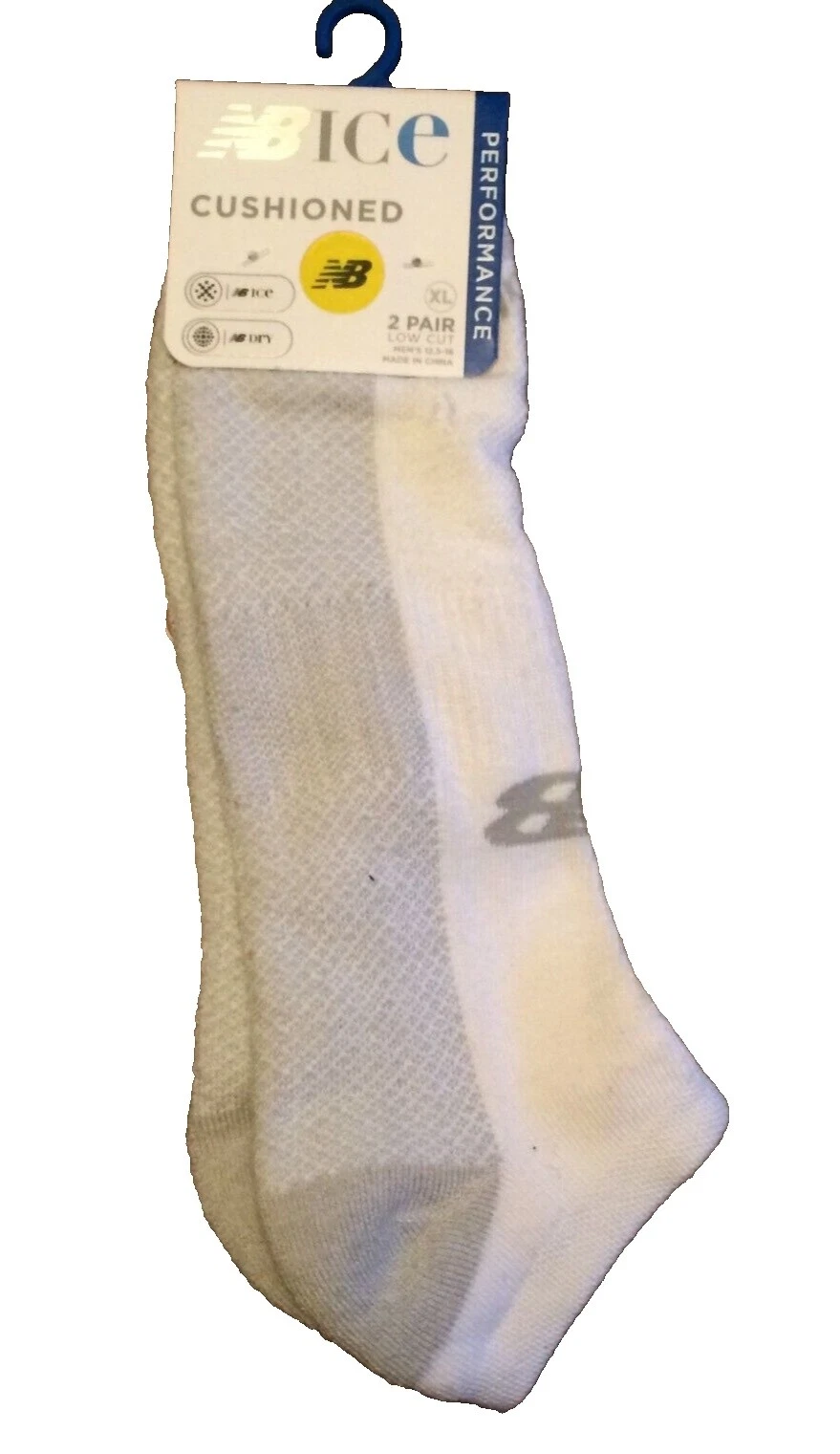 Calcetines New Balance blanco Talla XL para hombres