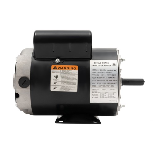 3HP Single Phase Electric Motor Base-Mounted Air Compressor Motor 3450RPM 2200W - Picture 10 of 18