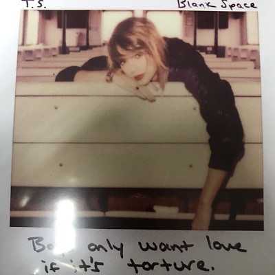 TAYLOR SWIFT “BLANK SPACE” RARE VIRGIN 1 TRACK PROMO CD - BRAND 