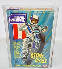Evel Knievel King of The Stuntmen Stunt Cycle Ideal 1975 AFA 60 But Really Nice
