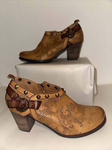 L' Artiste by Spring Step Kacie Ankle Booties EUR 36 Womens Size 6 Black - Foto 1 di 13