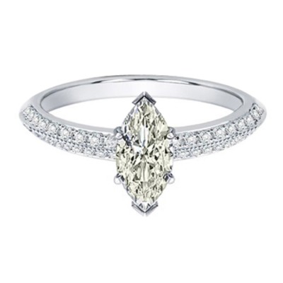 Diamant Marquise 1,14 Carats Certificat IGI - Couleur E Pureté VS1 - Créé En Labo - Inde