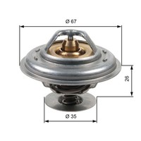 NEU - Gates TH13287G1 Thermostat, KüHlmittel FüR Audi Bentley VW
