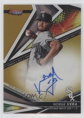 2022 Bowman's Best of 2022 Gold Refractor /50 Norge Vera #B22-NV Auto 03ox