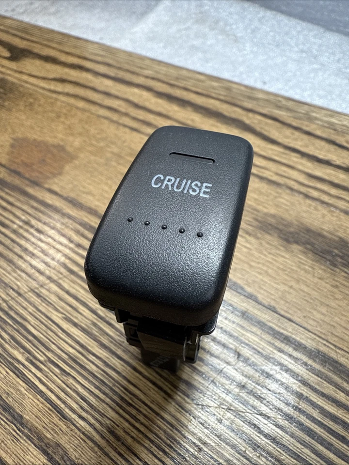 OEM 2002-2004 Honda CR-V Dash Mounted Cruise Control Main Switch – Black, Used, - Image 4 of 4