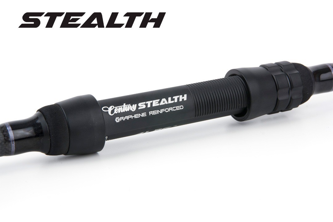 Century Stealth Graphene Carp Rod | 12ft 3.25lb Titanium Rings Full Shrink
