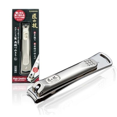 GREEN BELL Takumi no Waza Edelstahl Premium Nagelknipser groß G-1114
