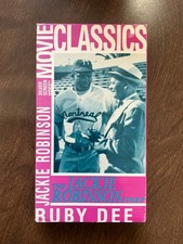 The Jackie Robinson Story VHS Ruby Dee Silver Screen Video