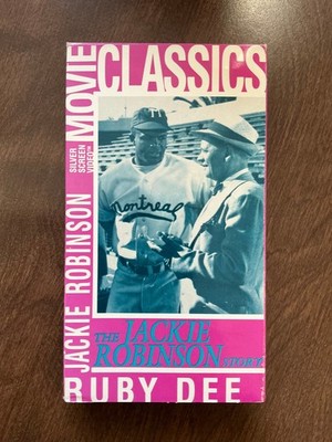 The Jackie Robinson Story VHS Ruby Dee Silver Screen Video